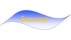 Gif animé bienvenue bleu et rouge